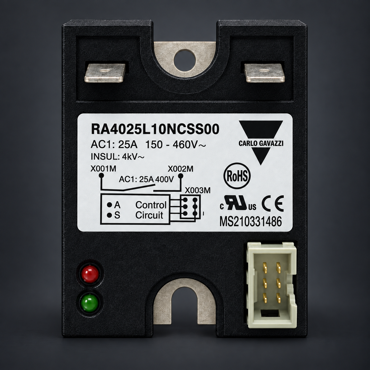 CARLO GAVAZZI Solid State Relay RA4025L10NCSS00