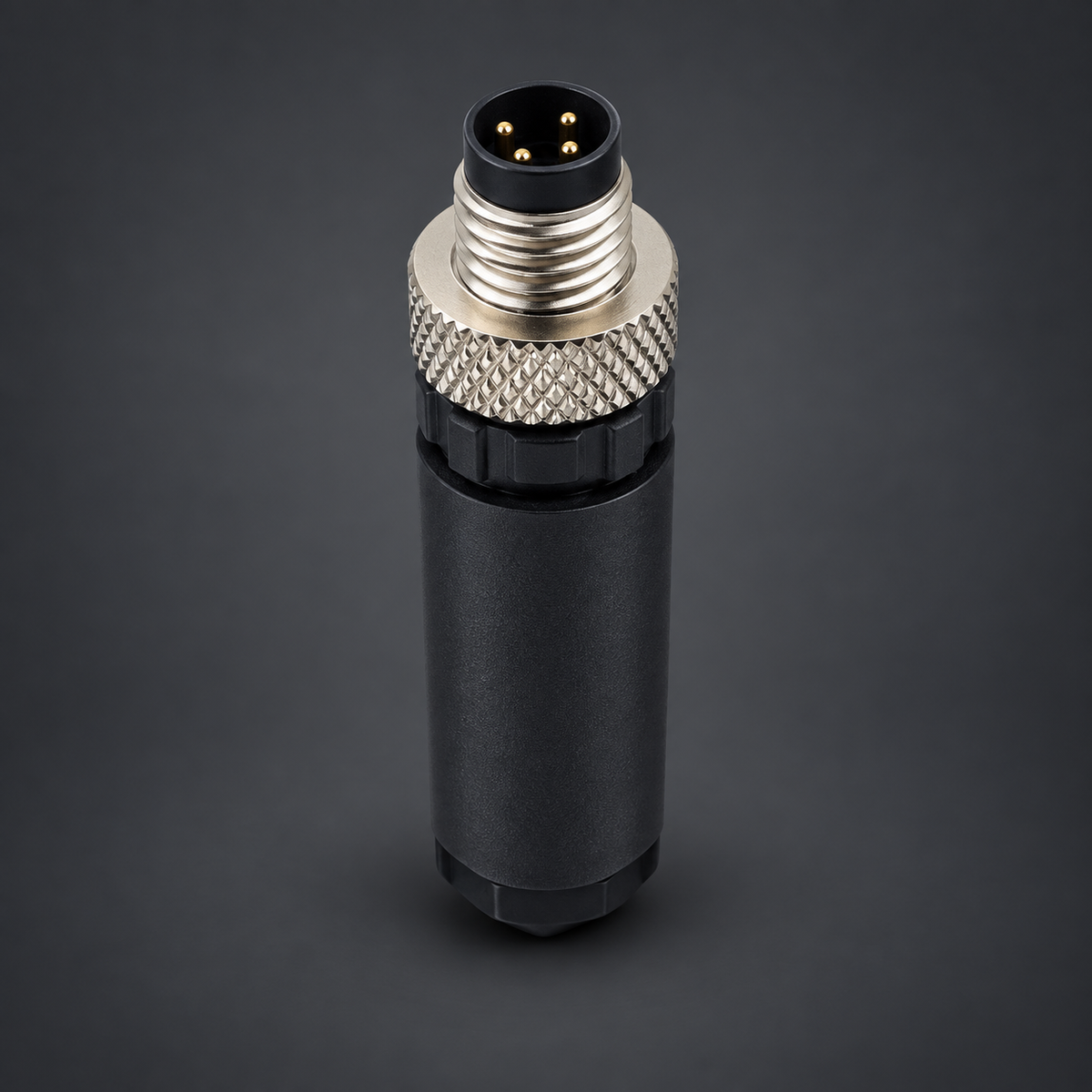 AB M8 Male 4 Pin Connector Screw Terminal